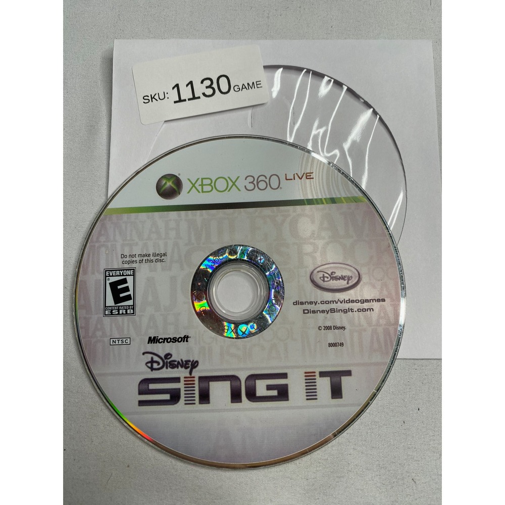 Disney Sing It Xbox 360